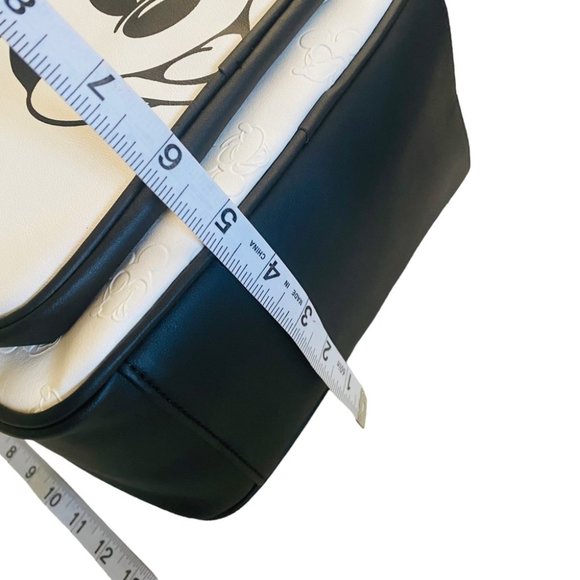 NEW Disney Mickey Mouse Embossed Backpack Faux Leather Mickey Mouse Ears - Picture 11 of 14